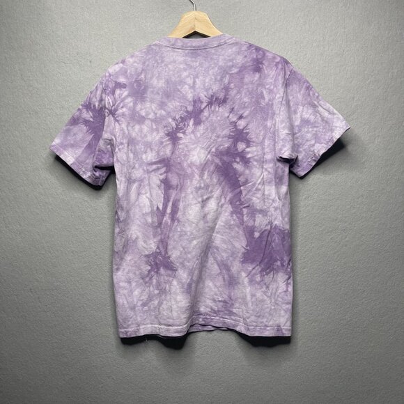 Y2K Unicorn Castle Rainbow Fantasy Fairytale Tie Dye Graphic T-Shirt M - Picture 4 of 6